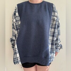 ✨Blue Flannel Crew✨